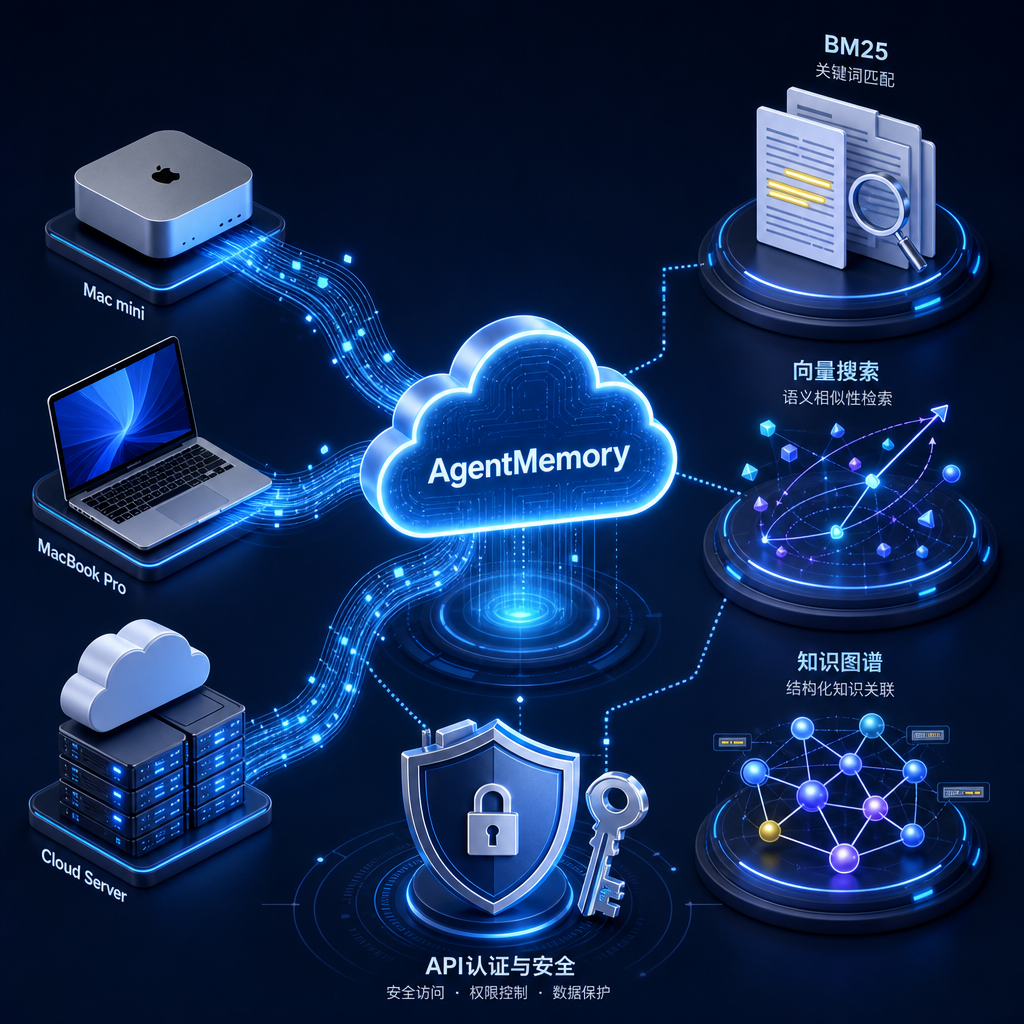 AgentMemory 架构图
